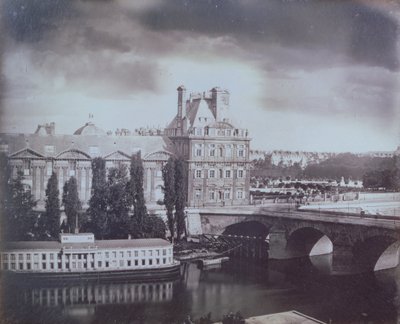 View of the Louvre and the Tuileries, c.1850 by French Photographer